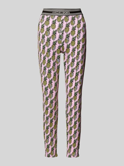 Marc Cain Slim fit stoffen broek met vaste persplooien Felroze - 2