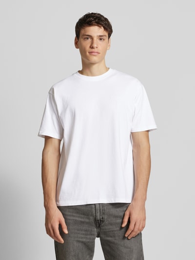 Levi's® Relaxed fit T-shirt met labelstitching, model 'RED TAB VINTAGE' Wit - 4