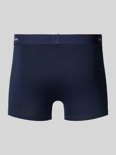 PAUL SMITH Trunks mit elastischem Logo-Bund im 3er-Pack Marine 3