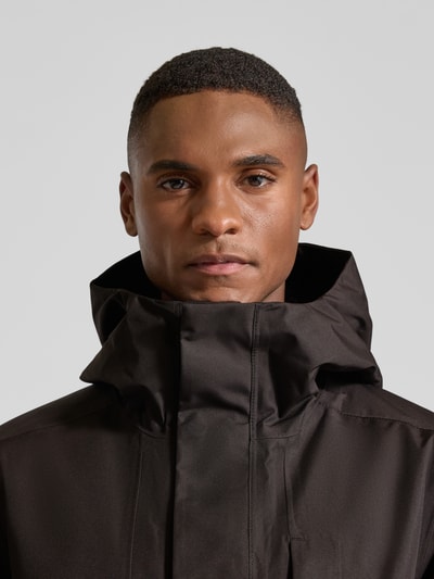 Didriksons Jack met labeldetail, model 'ADAM' Zwart - 3