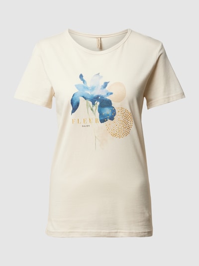 Soyaconcept T-shirt met motiefprint, model 'DERBY' Lichtblauw - 2