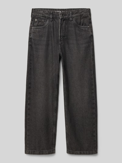 Garcia Baggy fit jeans in 5-pocketmodel, model 'Jaysen' Zwart - 1