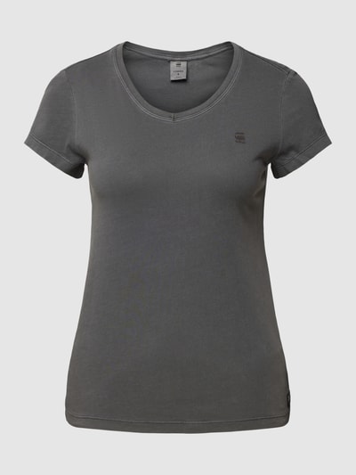 G-Star Raw T-shirt met V-hals Donkergrijs gemêleerd - 2