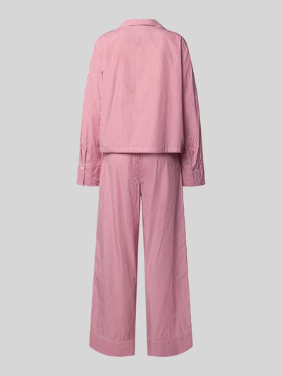 Polo Ralph Lauren Pyjama mit Reverskragen Rot 3