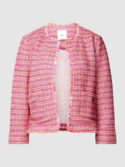 s.Oliver BLACK LABEL Blazer in Bouclé-Optik Pink 2