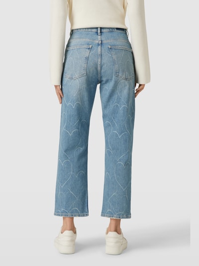 Rich & Royal Jeans met motiefprint Lichtblauw - 5