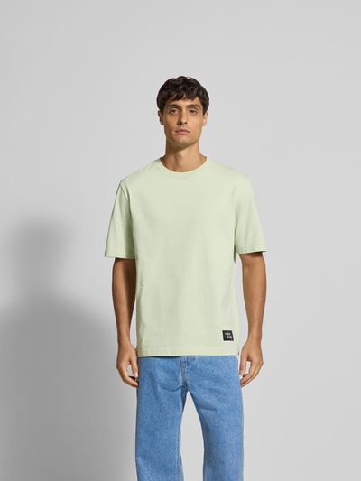 MAISON KITSUNÉ Regular Fit T-Shirt aus reiner Baumwolle Mint 4