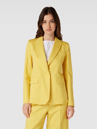 Weekend Max Mara Blazer mit Brustleistentasche Gelb 4