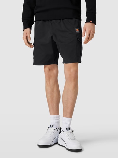 Ellesse Szorty cargo o kroju regular fit z naszywką z logo model ‘CAPRERA’ Czarny 4