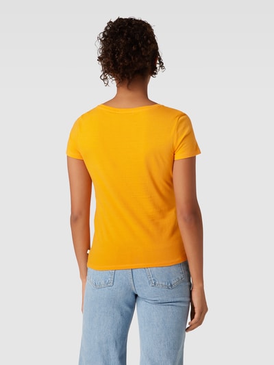 Tom Tailor Denim T-shirt met logoprint Oranje - 5