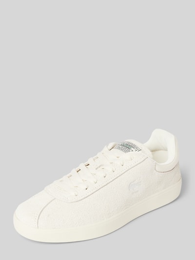 Lacoste Sneaker mit Strukturmuster Modell 'BASESHOT' Ecru 1