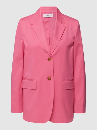 Mango Blazer mit Pattentaschen Fuchsia 2