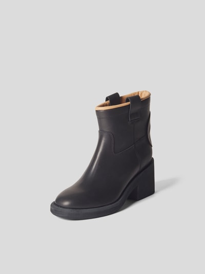 MM6 Maison Margiela Stiefeletten mit Blockabsatz Schwarz 2