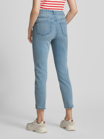 Christian Berg Woman Slim fit jeans met verkort model Oceaanblauw - 5