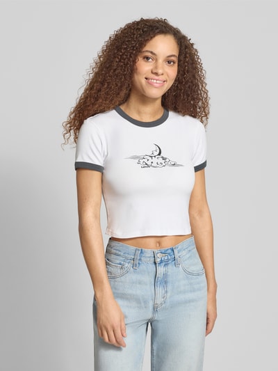 Levi's® Slim Fit T-Shirt aus reiner Baumwolle Weiss 4