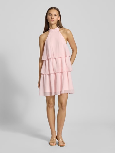 Gina Tricot Sukienka mini z efektem stopniowania Różowy 1