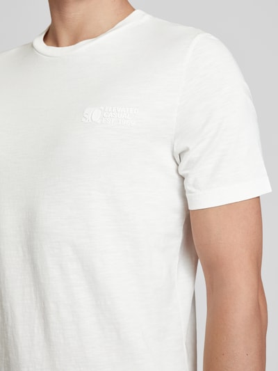 s.Oliver RED LABEL T-shirt met labelprint Offwhite - 3