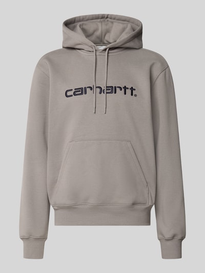 Carhartt Work In Progress Hoodie mit Logo-Schriftzug Graphit 2