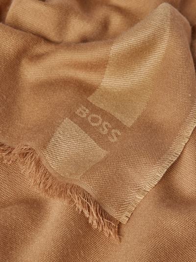 BOSS Sjaal met stijlvolle strepen Beige - 2