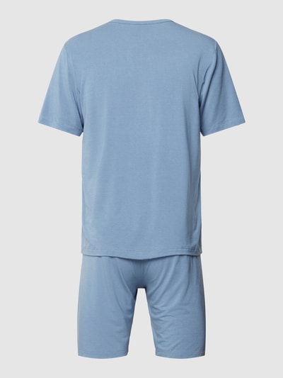 Hanro Pyjama c Rauchblau 3