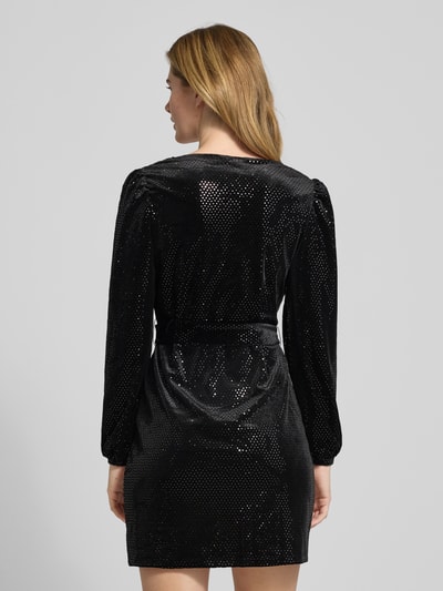 Vero Moda Getailleerde vrijetijdsjurk met glitter, model 'SENSA' Zwart - 2