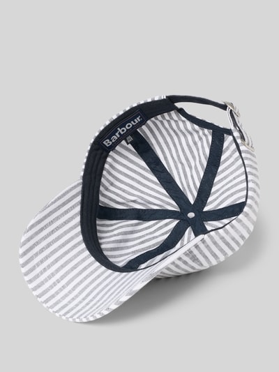 Barbour Basecap aus reiner Baumwolle Modell 'CRESSWELL' Marine 2