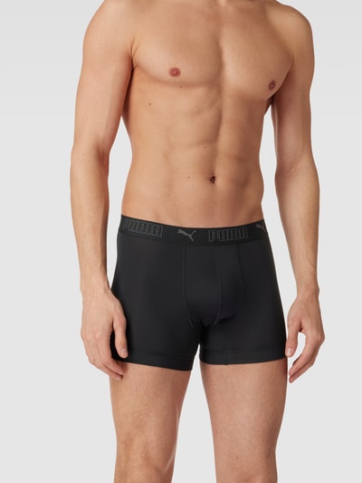 Puma Boxershort met logo in band in een set van 3 stuks Koningsblauw - 1