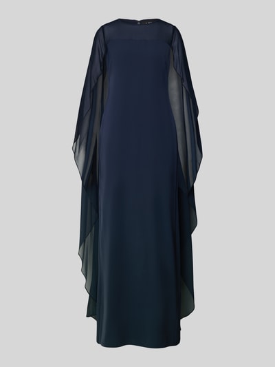 Lauren Ralph Lauren Avondjurk met wijde mouwen, model 'LAVATI' Marineblauw - 2