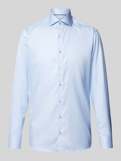 Eterna Slim Fit Business-Hemd mit Haifischkragen Bleu 2