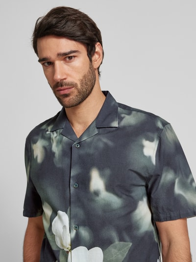 Colours & Sons Regular Fit Freizeithemd mit Reverskragen Blau 3