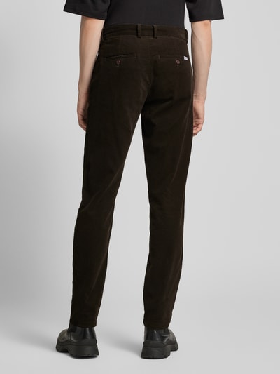 Lindbergh Regular Fit Cordhose mit Gürtelschlaufen Oliv 5