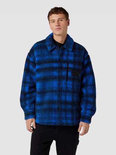 Calvin Klein Jeans Hemdjacke mit Tartan-Karo Royal 4