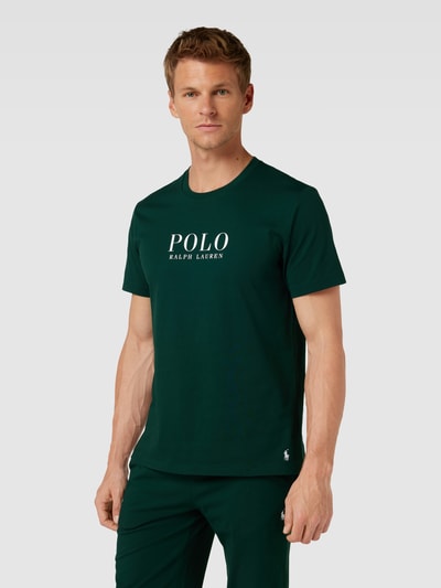 Polo Ralph Lauren Underwear T-Shirt mit Label-Print Modell 'LIQUID' Dunkelgruen 4