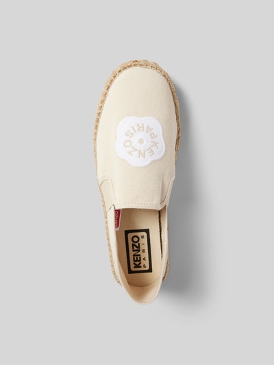 Kenzo Espadrilles mit Label-Detail Ecru 4