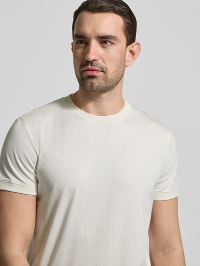 RAGMAN t-shirt z okrągłym dekoltem Écru 3