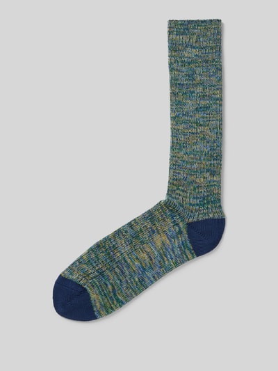 PAUL SMITH Socken mit Strukturmuster Modell 'HECTOR' Marine 1