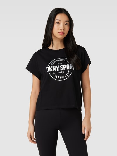 DKNY PERFORMANCE T-Shirt mit Rundhalsausschnitt Black 4