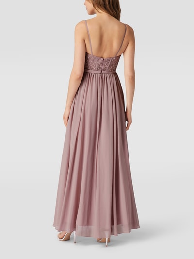 Laona Abendkleid mit Ziersteinbesatz Rosa 5