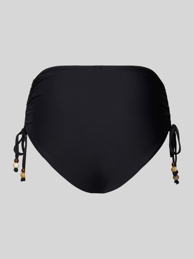 Produktfoto, Bikini-Slip mit Zierperlen von Marc O'Polo, Optik: Unifarben, Applikation: Zierperlen, Label-Print, klassische Textur