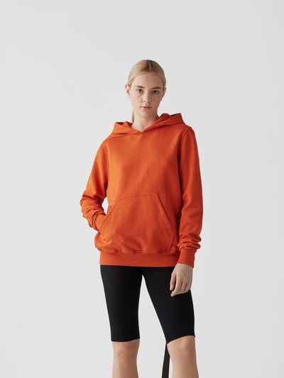 Rick Owens Hoodie mit Label-Applikation Orange 4