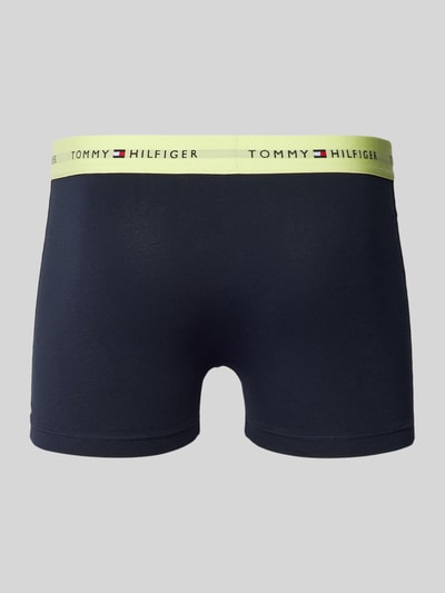 Tommy Hilfiger Trunks mit elastischem Logo-Bund im 3er-Pack Dunkelblau 3