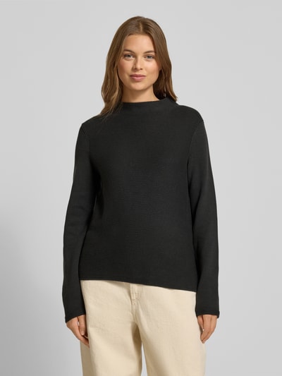 Marc O'Polo Regular Fit Strickpullover aus reiner Baumwolle Dunkelgrau 4