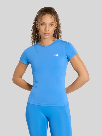 adidas Sportswear Slim Fit T-Shirt mit Logo-Detail Blau 4
