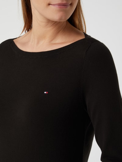 Tommy Hilfiger Pullover mit U-Boot-Ausschnitt Black 3