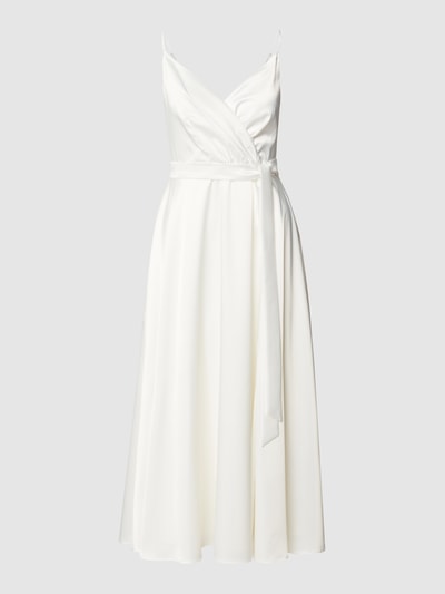 Paradi Cocktailkleid mit V-Ausschnitt Offwhite 2