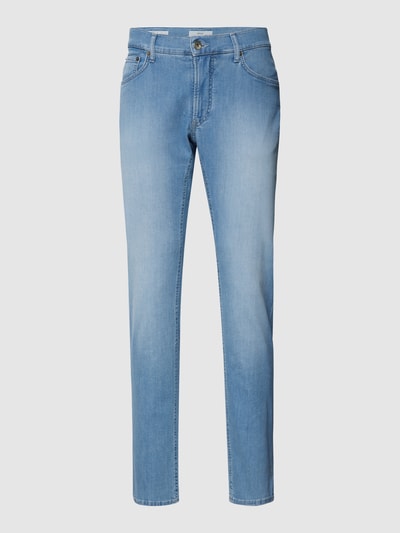 Brax Jeans mit Label-Patch Modell 'Chuck' Hellblau 2