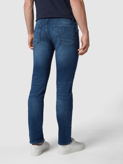 BOSS Orange Regular Fit Jeans mit Stretch-Anteil Modell 'Maine' Blau 5