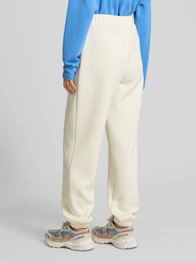 Vila Relaxed fit sweatpants met elastische band, model 'SIFFY' Offwhite - 5