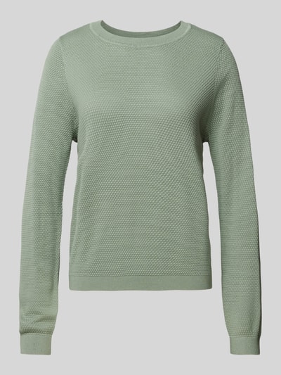 QS Gebreide pullover met pofmouwen Lichtgroen - 2