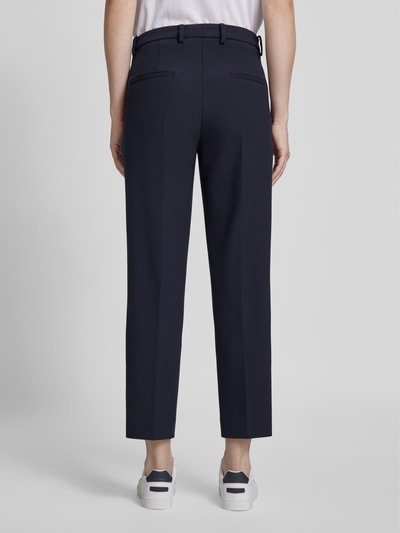 Cambio Stoffen broek met persplooien, model 'KRYSTAL' Marineblauw - 5